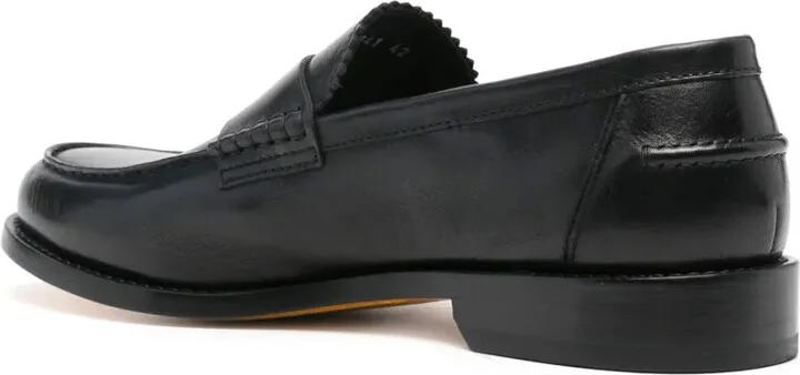 Pebbled-Leather Loafers - Image 3