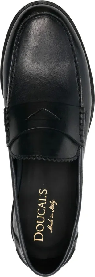 Pebbled-Leather Loafers - Image 4