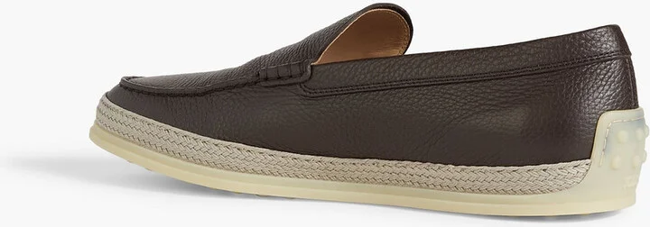 Pebbled-leather loafers - Image 3