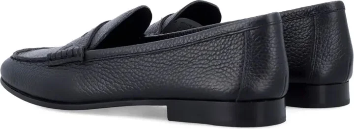 Pebbled Leather Loafers - Image 3