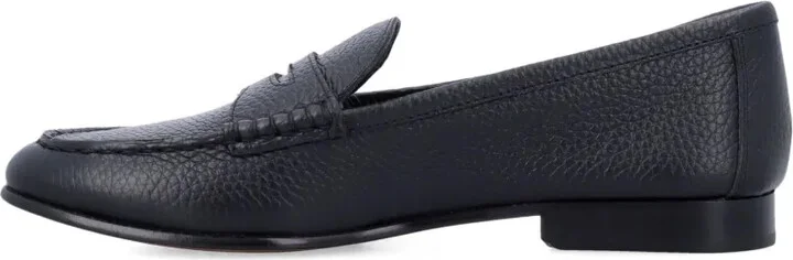Pebbled Leather Loafers - Image 4