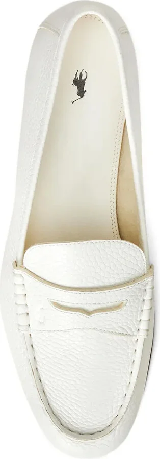 Pebbled Leather Loafers - Image 4