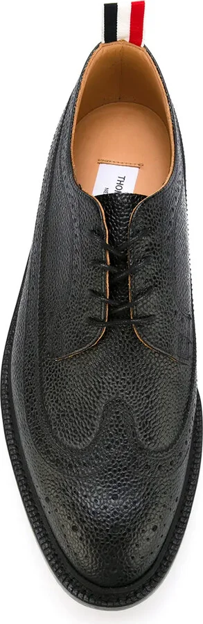 Pebbled Leather Longwing Brogues - Image 4