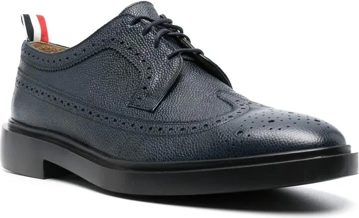 Pebbled Leather Longwing Brogues - Image 2