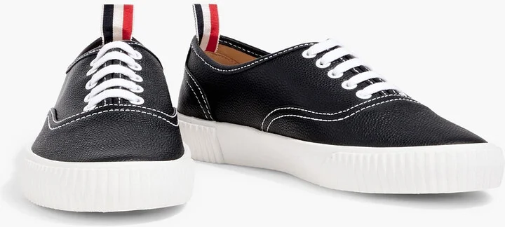 Pebbled-leather sneakers - Image 2