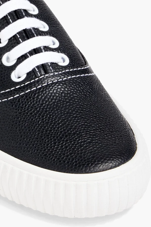 Pebbled-leather sneakers - Image 4