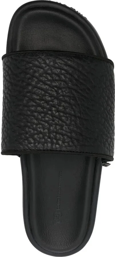 Pebbled Open-Toe Slides - Image 4