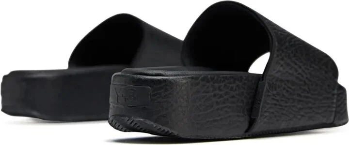 Pebbled Open-Toe Slides - Image 3