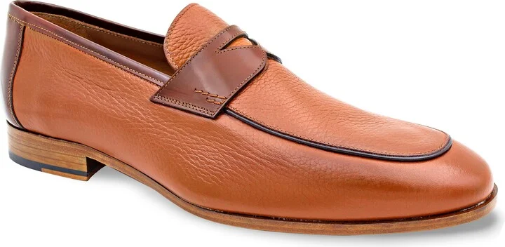 Pebbled Penny Loafer
