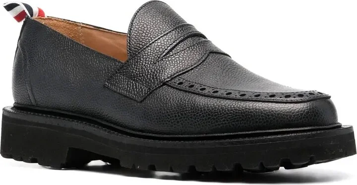 Pebbled Penny Loafers - Image 2