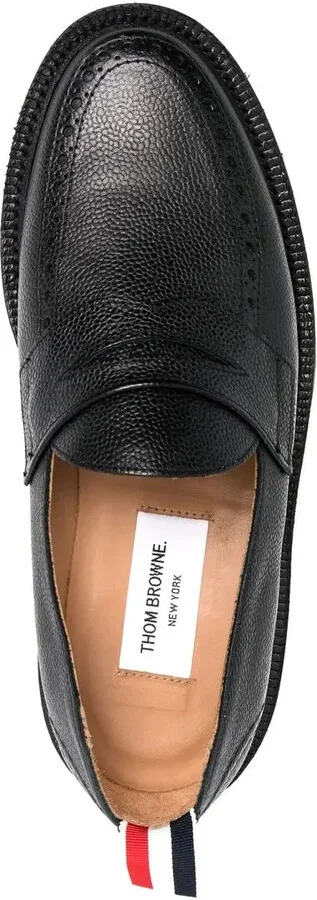 Pebbled Penny Loafers - Image 4