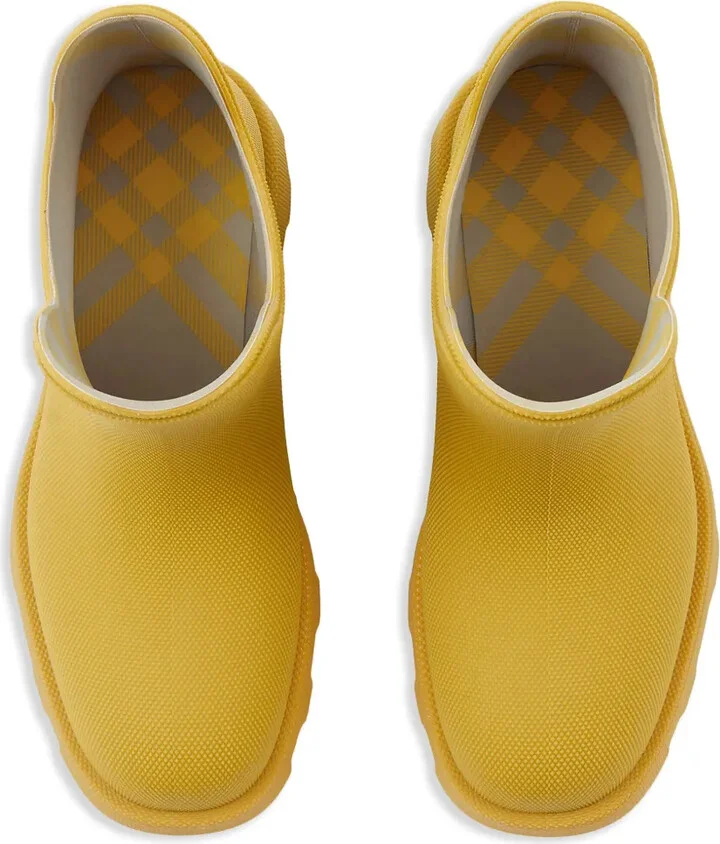 Pebbled Rubber Rainboots - Image 4