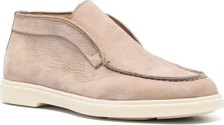 Pebbled Suede Loafers - Image 2