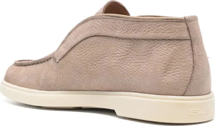 Pebbled Suede Loafers - Image 3