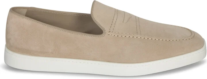 Pebbles Suede Moccasin Beige