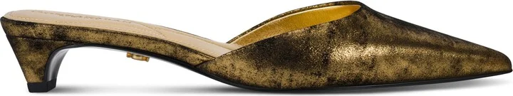 Peccola Pointed Toe Kitten Heel Mule - Image 2