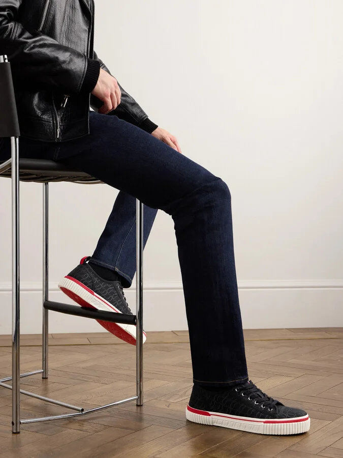 Pedro Junior Logo-Jacquard Canvas Sneakers - Image 2