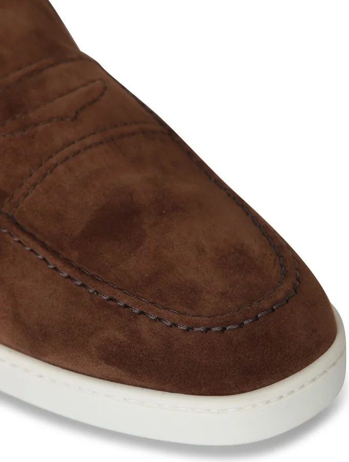 Peebles Burnished Suede Loafer - Image 4