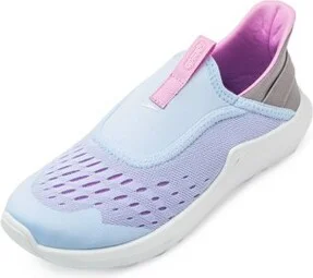 peedo Adult Women's Pull On Water hoes - Light Blue : Breathable, Non-lip wim Footwear
