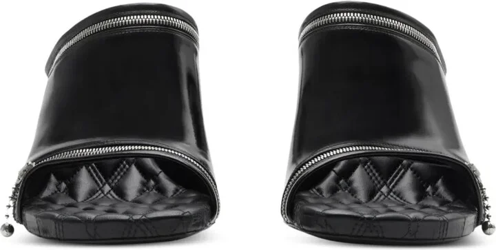 Peep 85mm leather sandals - Image 2