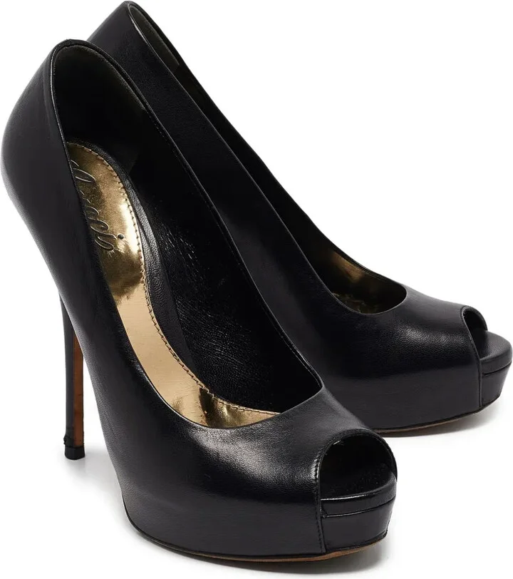 Peep-Toe Heeled Pumps - Image 2