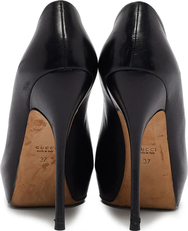 Peep-Toe Heeled Pumps - Image 5