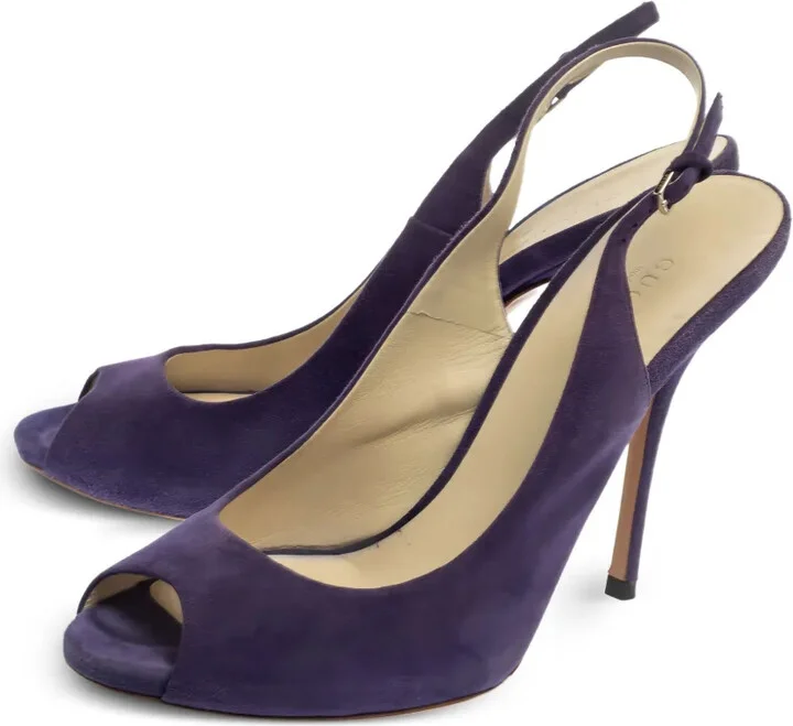 Peep-Toe Slingback Pumps - Image 3