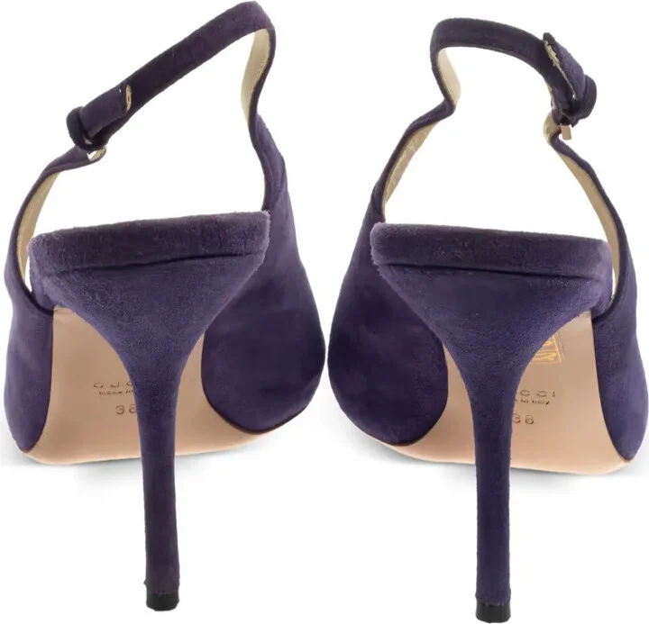 Peep-Toe Slingback Pumps - Image 4
