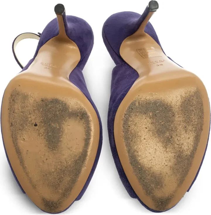 Peep-Toe Slingback Pumps - Image 5