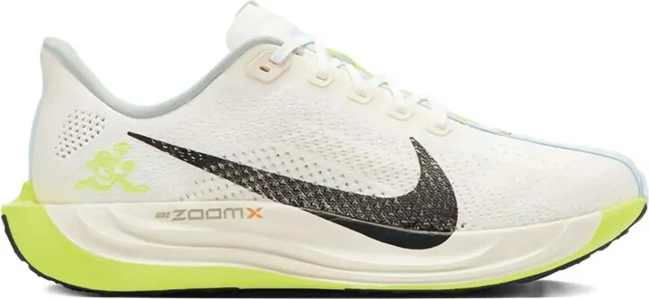 Pegasus Plus "Sail/Pale Ivory/Volt Black" sneakers