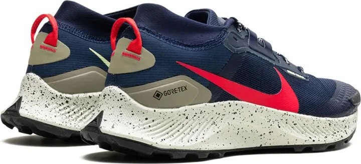 Pegasus Trail 3 GORE-TEX "Obsidian/Matte Olive/Citron Tint/Siren Red" sneakers - Image 3