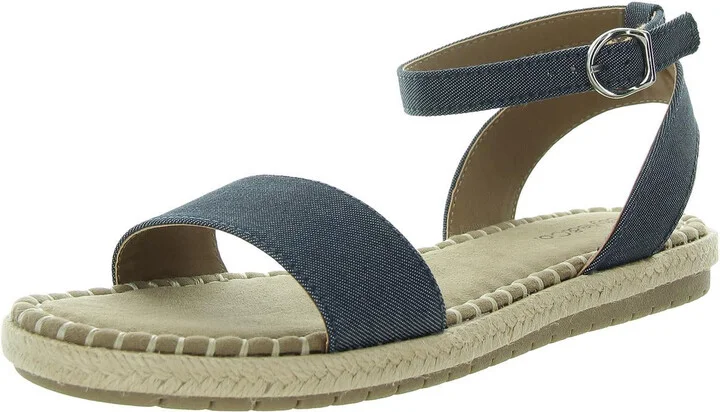 Peggyy Womens Denim Manmade Espadrilles