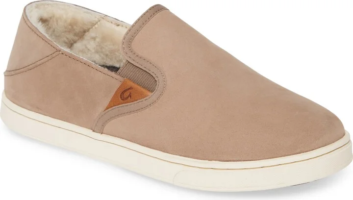 Pehuea Heu Genuine Shearling Slip-On Sneaker