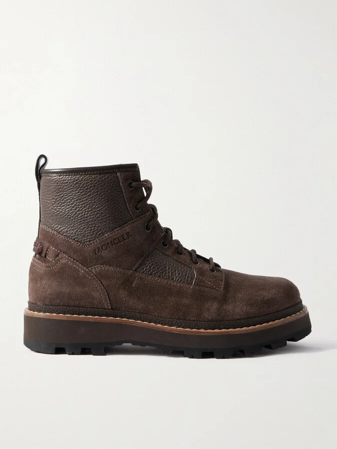 Peka Camp Full-Grain Leather and Suede Hiking Boots
