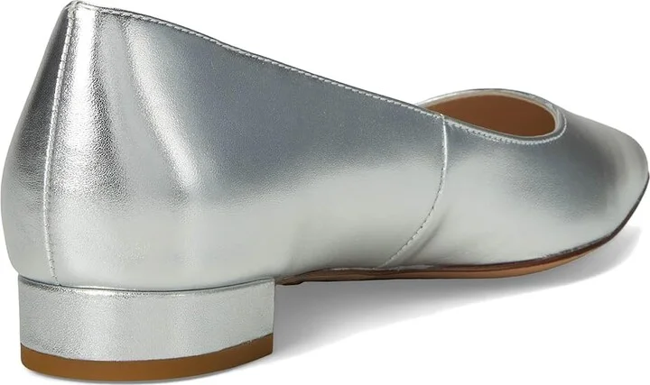 Pelle Moda Aaila 2 Women's Flat Shoes Silver : 5 M, Leather - Image 4
