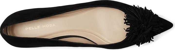 Pelle Moda Aaila Women's Flat Shoes Black : 5 M, Leather - Image 2