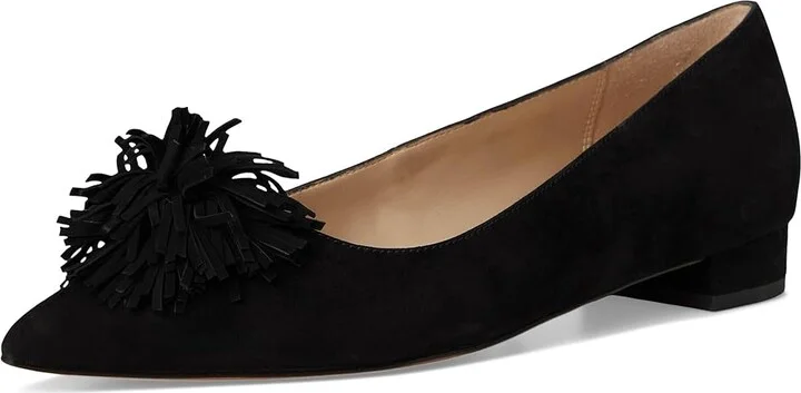 Pelle Moda Aaila Women's Flat Shoes Black : 5 M, Leather - Image 5