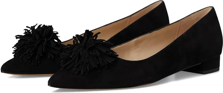 Pelle Moda Aaila Women's Flat Shoes Black : 5 M, Leather
