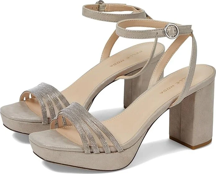 Pelle Moda Aliana Women's Shoes Dark Taupe : 7 M, Leather