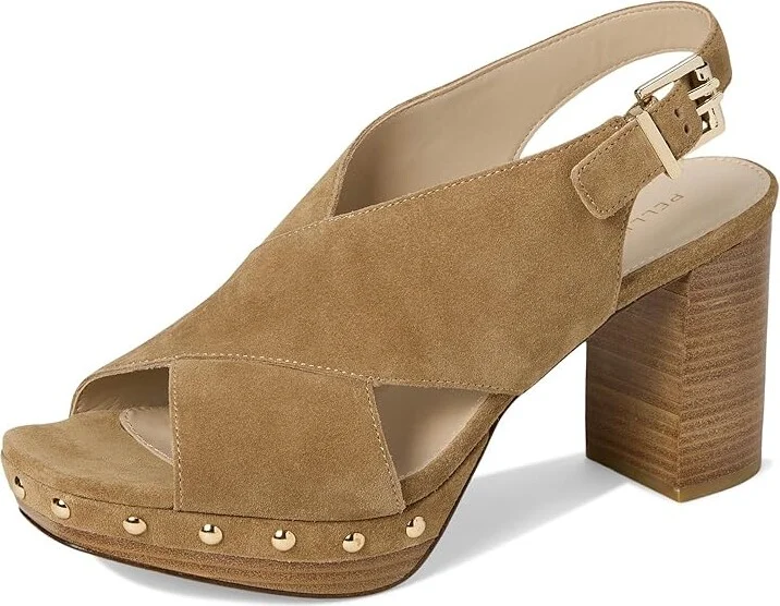 Pelle Moda Ambree Women's Dress Sandals Latte : 8 M, Leather - Image 5