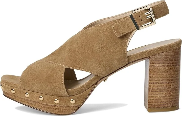 Pelle Moda Ambree Women's Dress Sandals Latte : 8 M, Leather - Image 6
