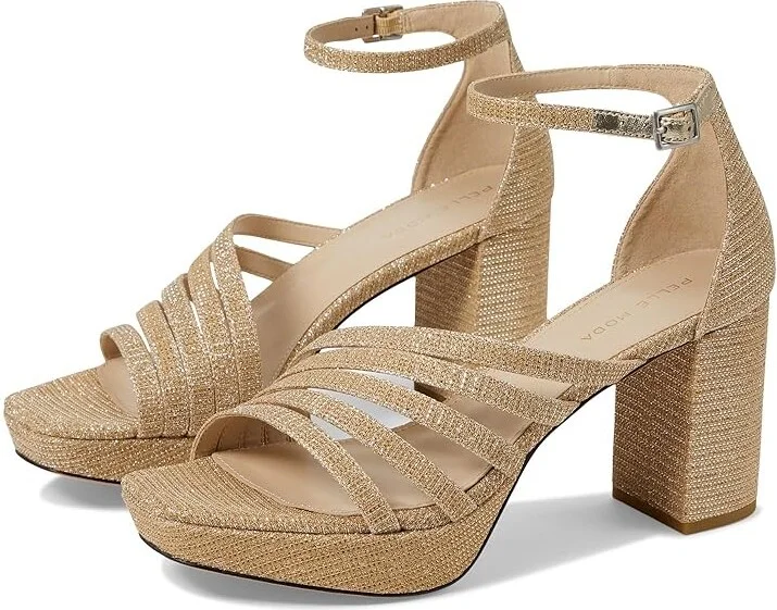 Pelle Moda Anber Sandal Women's Sandals Gold : 5.5 M, Leather