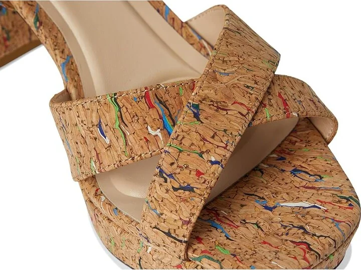 Pelle Moda Andrei Platform Sandal Women's Wedge Shoes : 7 M, Leather - Image 7