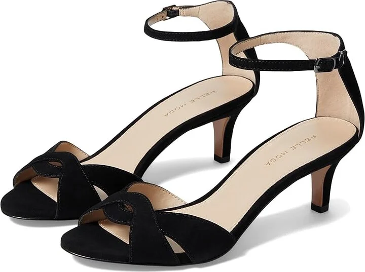 Pelle Moda Bekim Women's Sandals Black : 6.5 M, Leather/Suede