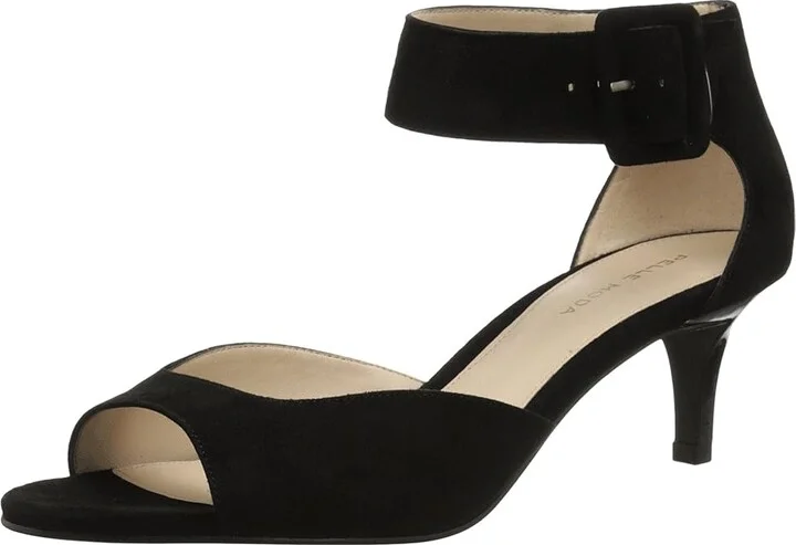 Pelle Moda Berlin High Women's Heels Black Suede : 5 M - Image 2