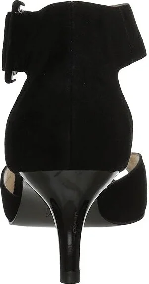 Pelle Moda Berlin High Women's Heels Black Suede : 5 M - Image 5