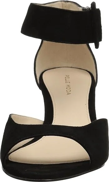 Pelle Moda Berlin High Women's Heels Black Suede : 5 M - Image 6