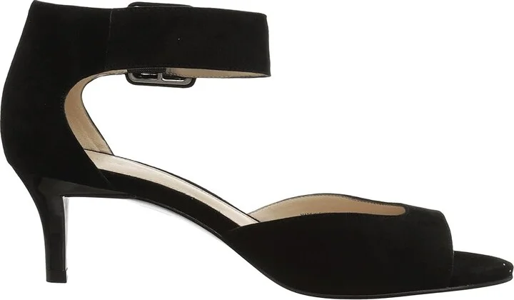 Pelle Moda Berlin High Women's Heels Black Suede : 5 M - Image 8