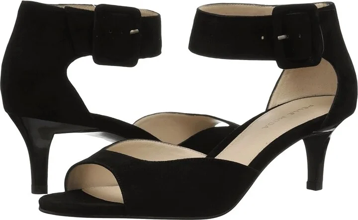 Pelle Moda Berlin High Women's Heels Black Suede : 5 M