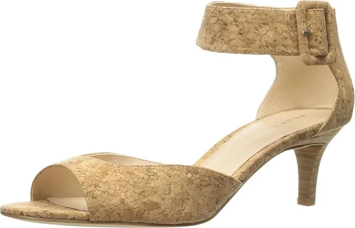 Pelle Moda Berlin High Women's Heels Natural Cork : 5.5 M, Suede - Image 2